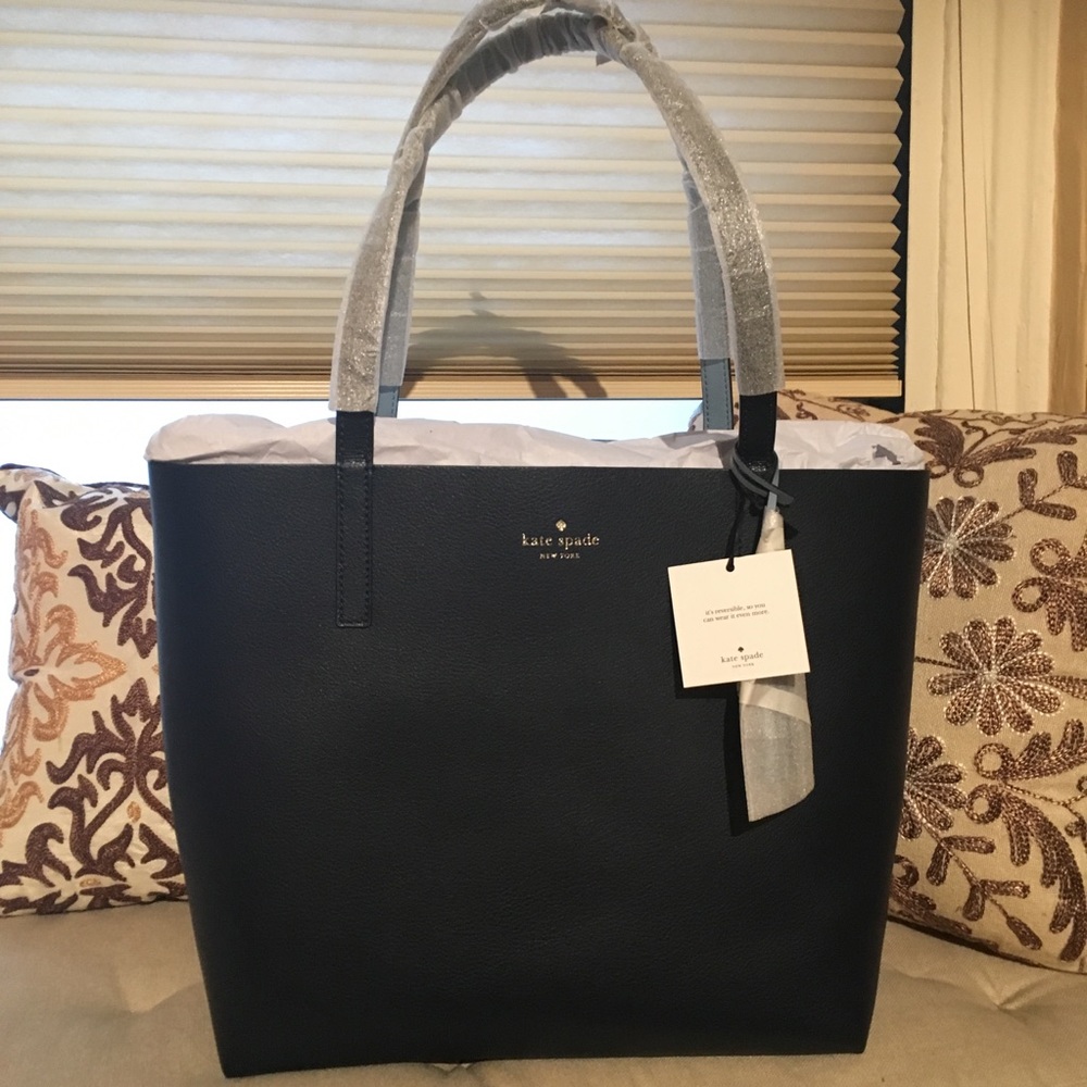 Kate Spade LIGHT BLUE OR NAVY •Reversible• Tote